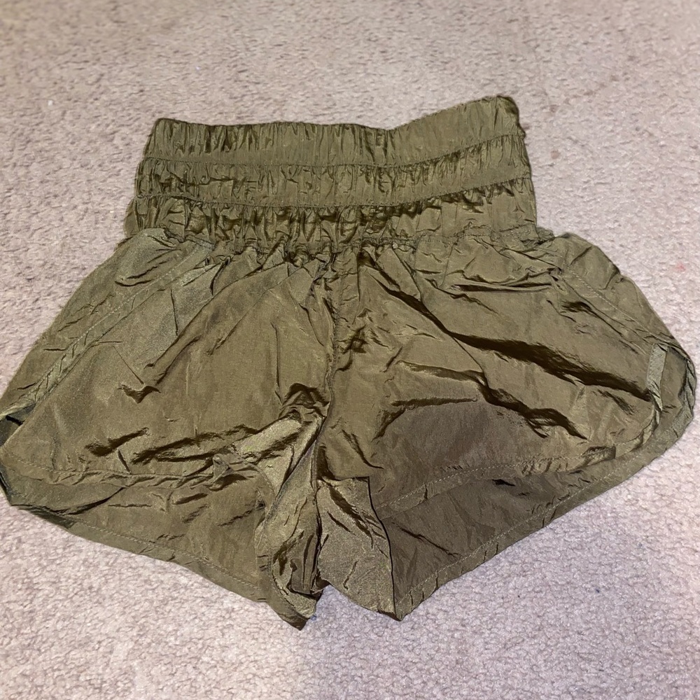 Army Green Way Home Shorts